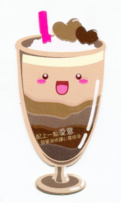 Thumbnail of Drink and Beverage Die Cut Paper Bookmark #08 (SB0071)