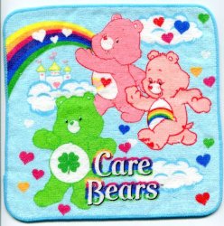 Thumbnail of Care Bears Face Towel Wash Cloth #1 (T0603) 