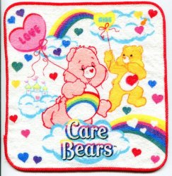 Thumbnail of Care Bears Face Towel Wash Cloth #2 (T0604) 
