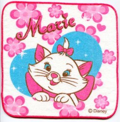 Thumbnail of Disney Marie The Aristocats Cat Face Towel Wash Cloth #13 (T0630) 