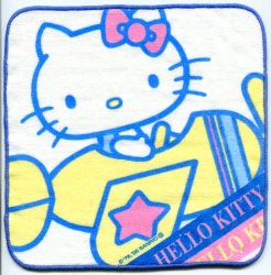 Thumbnail of Sanrio Hello Kitty Face Towel Wash Cloth #33 (T0649) 