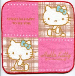 Thumbnail of Sanrio Hello Kitty Face Towel Wash Cloth #38 (T0654) 