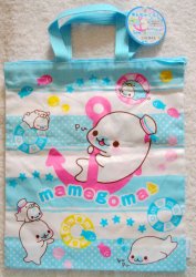 Thumbnail of San-X Mamegoma Seal Large Tote Bag #1 (AB0066) 