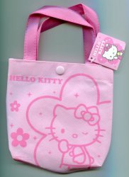 Thumbnail of Sanrio Hello Kitty Nylon Tote Bag #2 (Pink) (AB0068) 