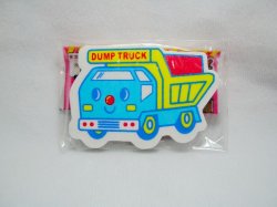 Thumbnail of Car Die Cut Eraser #1 (Dump Truck) (SE0019)