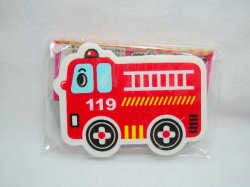 Thumbnail of Car Die Cut Eraser #2 (Fire Engine) (SE0020)