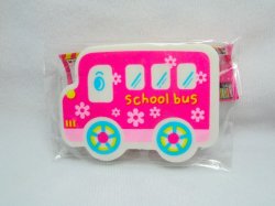 Thumbnail of Car Die Cut Eraser #3 (School Bus) (SE0021)