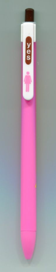 Thumbnail of Boy and Girl Symbol Ballpoint Pen Ballpen #1 (Yes) (SN0052)