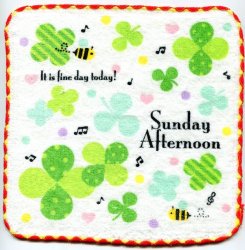 Thumbnail of Q-Lia Sunday Afternoon Face Towel Wash Cloth #1 (T0708)