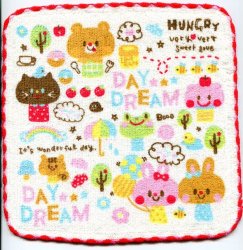 Thumbnail of Q-Lia Day Dream Animal Face Towel Wash Cloth #1 (T0711)