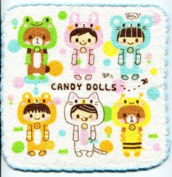 Thumbnail of Q-Lia Candy Dolls Face Towel Wash Cloth #1 (T0712)