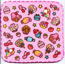 Thumbnail of Q-Lia Sweets Dessert Face Towel Wash Cloth #1 (T0714)