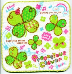 Thumbnail of Kamio Precious Clover Face Towel Wash Cloth #1 (T0716)