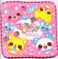 Thumbnail of Q-Lia Nanairo Drops Animal Face Towel Wash Cloth #1 (T0718)