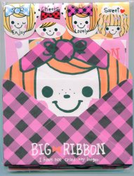 Thumbnail of Q-Lia Big Ribbon Girl 4 Design Letter Set #1 (L0622) 