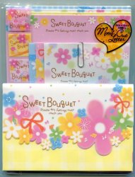 Thumbnail of Q-Lia Sweet Bouquet Flower 4 Design Letter Set #1 (L0624) 