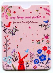 Thumbnail of Korea 2 Pocket Card Case Part 3 #1 (Rabbit and Bird) (SC0174)