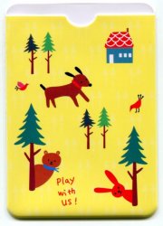 Thumbnail of Korea 2 Pocket Card Case Part 3 #2 (Animal Playing) (SC0175)