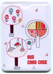 Thumbnail of Korea 2 Pocket Card Case Part 3 #5 (Elephant and Tree) (SC0178)