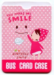 Thumbnail of Korea 2 Pocket Card Case Part 3 #8 (You Make Me Smile) (SC0181)