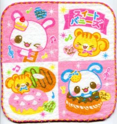 Thumbnail of Crux Sweet Rabbit Squirrel Face Towel Wash Cloth #1 (T0732)