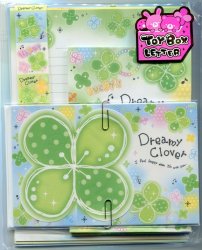 Thumbnail of Kamio Dreamy Clover 4 Design Letter Set #1 (L0640) 