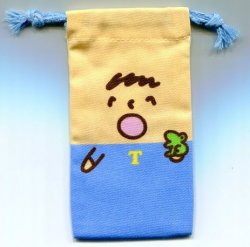 Thumbnail of Sanrio Minna No Tabo Cotton Drawstring Bag #1 (AD0066) 