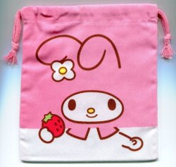 Thumbnail of Sanrio My Melody Cotton Drawstring Bag #15 (AD0068) 