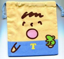 Thumbnail of Sanrio Minna No Tabo Cotton Drawstring Bag #2 (AD0072) 