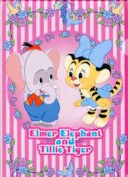 Thumbnail of Disney Elmer Elephant and Tillie Tiger A4 Plastic File Folder #1