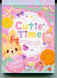 Thumbnail of Q-Lia Cutie Time Rabbit 2 Design Mini Memo Pad #1 (M0787) 