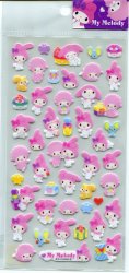Thumbnail of Sanrio My Melody Shinny Sticker Sheet #3 (I0789) 
