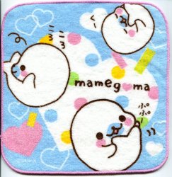 Thumbnail of San-X Mamegoma Seal Face Towel Wash Cloth #10 (T0750)