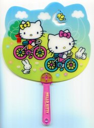 Thumbnail of Sanrio Hello Kitty Die Cut Plastic Hand Fan #2