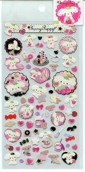 Thumbnail of San-X Berry Puppy Dog Sticker Sheet #1 (I0807)
