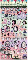 Thumbnail of San-X Sentimental Circus Sticker Sheet #1 (I0820)