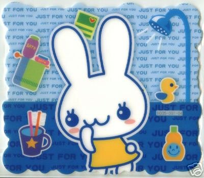 Thumbnail of Cute Rabbit Bunny Die Cut Mouse Pad #2 (S0121) 