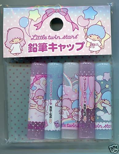 Thumbnail of Sanrio Little Twin Stars Pencil Cap Set (5 Pcs) #1 (S0293) 