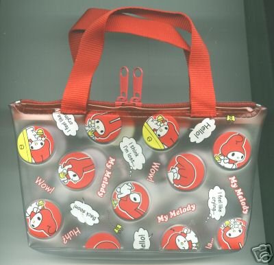 Thumbnail of Sanrio My Melody Vinyl Mini Tote Bag #1 (A0470) 