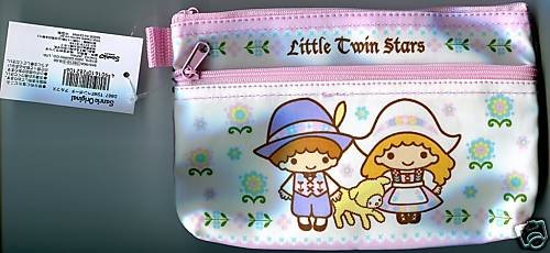 Thumbnail of Sanrio Little Twin Stars Pouch Bag #1 (A0622)