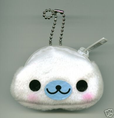 Thumbnail of San-X Mamegoma Coin Purse Keychain #1 (A0068) 