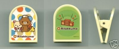 Thumbnail of San-X Rilakkuma Relax Bear Magnetic Paper Clip #3 (S0172) 