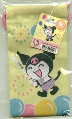 Thumbnail of Sanrio Kuromi Sports Day Cotton Drawstring Bag #1 (A0477) 