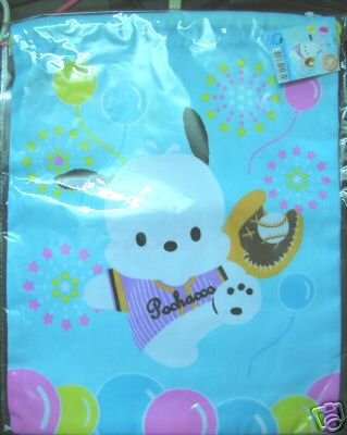 Thumbnail of Sanrio Pochacco Sports Day Cotton Drawstring Bag #2 (A0482) 