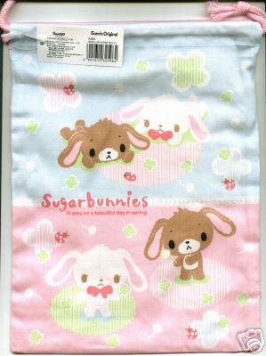 Thumbnail of Sanrio Sugar Bunnies Cotton Drawstring Bag #1 (A0513) 