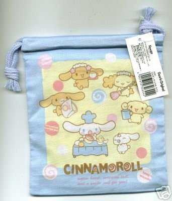Thumbnail of Sanrio Cinnamoroll Cotton Drawstring Bag #5 (A0518) 