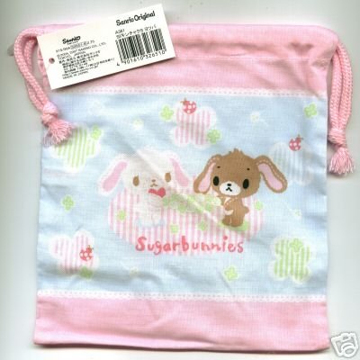 Thumbnail of Sanrio Sugar Bunnies Cotton Drawstring Bag #2 (A0520) 