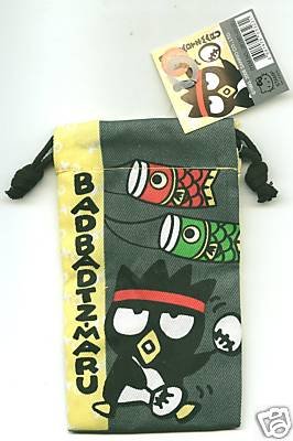 Thumbnail of Sanrio Badtzmaru Cotton Drawstring Bag #5 (A0590) 