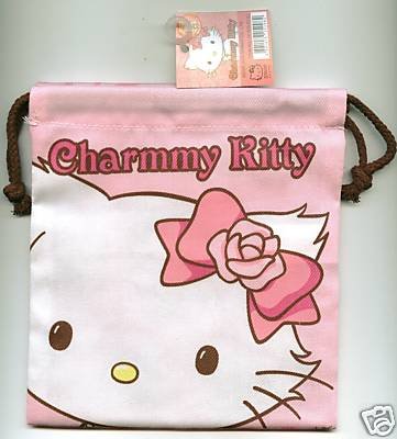 Thumbnail of Sanrio Charmmy Kitty Cotton Drawstring Bag #6 (A0596) 