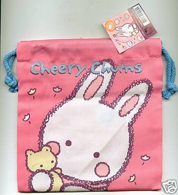 Thumbnail of Sanrio Cheery Chums Cotton Drawstring Bag #6 (A0606) 